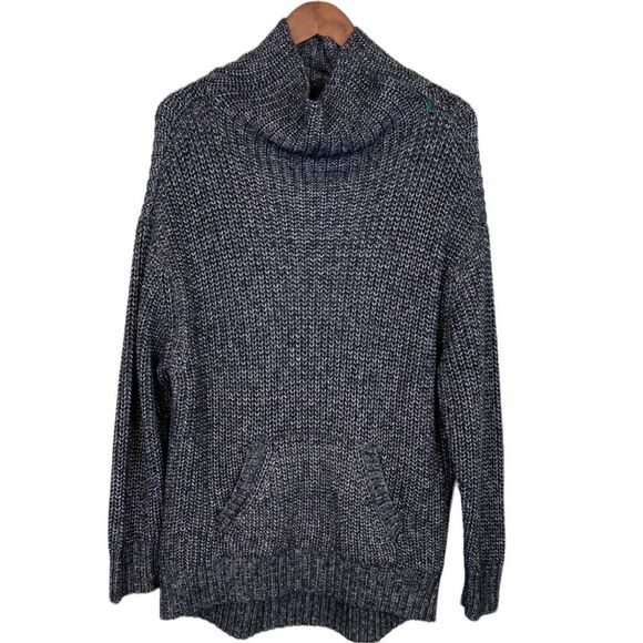 Lou & Grey Mock Neck Tunic Sweater Medium - Picture 1 of 8